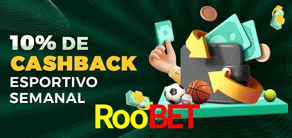 10% de bônus de cashback na Roobet